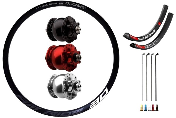 SON 28 Hub Dynamo Disc IS Custom Front Wheel MTB 27,5"